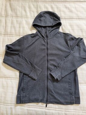 Nike Dark Gray Full-Zip Hooded Sweater